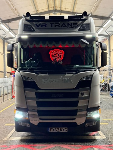 Scania custom leatherette led - scania,