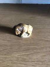 Vintage Collectible- Wade Whimsie  -  Large Brown Bison