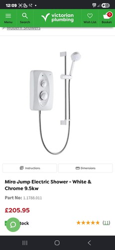 Mira jump electric shower - electric,