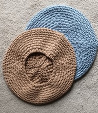 X2 Woolen Crochet Beret Hats