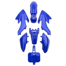 Blue Pit Bike Plastic Set CRF50 110cc 120cc 125cc Pitbike Fairing Graphics