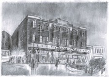 Northern Soul; "Casino Club Before An All Nighter" Original Pencil Sketch