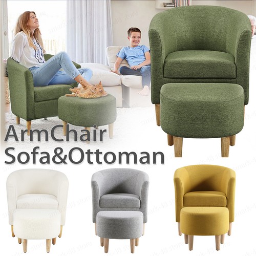 Lazy arm chair - lazy, footstool