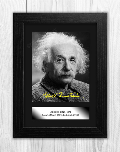 Albert einstein signed - albert,
