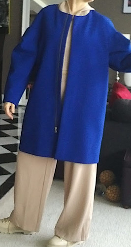 Msgm coat bright royal - bright,