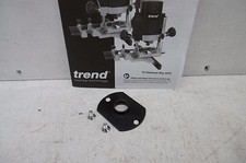 TREND 20MM STEEL TEMPLATE GUIDE BUSH & SCREWS TAKEN FROM A T5E ROUTER