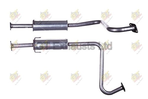 Exhaust silencer centre - exhaust,