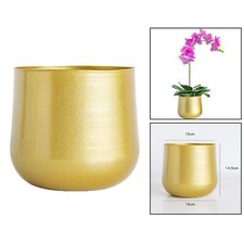 Metal Brass Flower Pots, Succulent Containers, Pot with