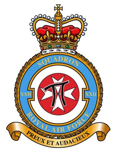 Raf squadron badge metal - badge, on