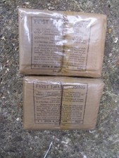 WWII BRITISH ARMY FIRST FIELD DRESSING 1943 t j smith x2