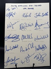 2008 Cricket Hand Signed  x15