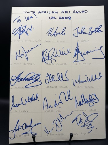 2008 cricket hand signed - 2008,