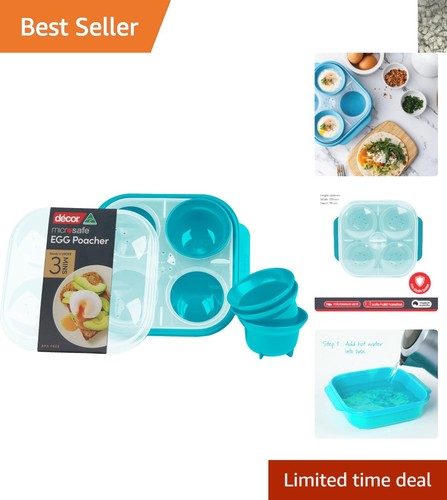 Teal microwave steam egg - teal,