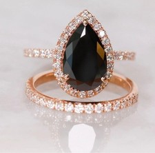 Natural Black Diamond Wedding