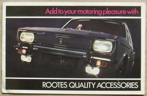Rootes approved accessories - rootes,