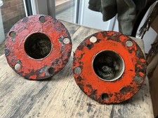 2 x Vintage Morris Oxford Hub Caps Hubcaps (restoration Required)