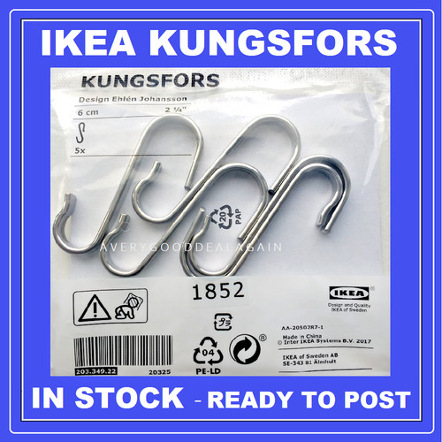 Ikea kungsfors hooks 6cm set - kungsfors,