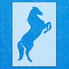 Horse Rearing Up Stencil: Mylar Airbrush Wall Art Painting Crafts  - 190 Micron