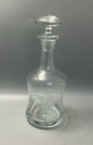 Etched cut hand blown - etched/cut, glass