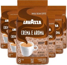 Lavazza Crema E Aroma Coffee Beans, Pack of 6, 6 X 1000g