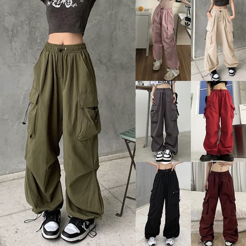 Casual baggy wide leg cargo - casual,