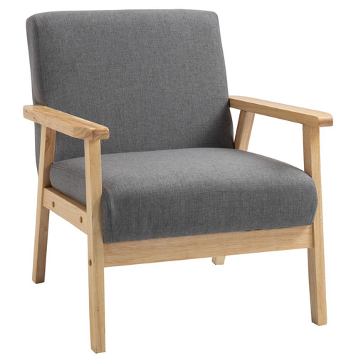 Linen upholstered accent - linen,