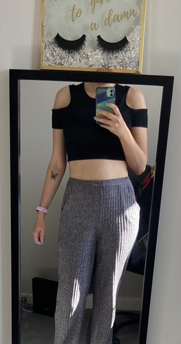New look black shoulder less - black, shoulder-less