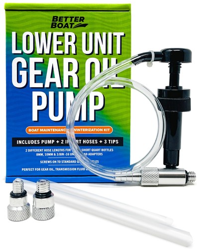 Lower unit gear - oil, pump