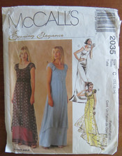 McCalls 2035 Sewing Pattern