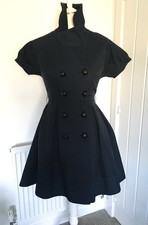 Elegant Navy Vintage Jesire Coat size 4 ; would Fit Size 10UK