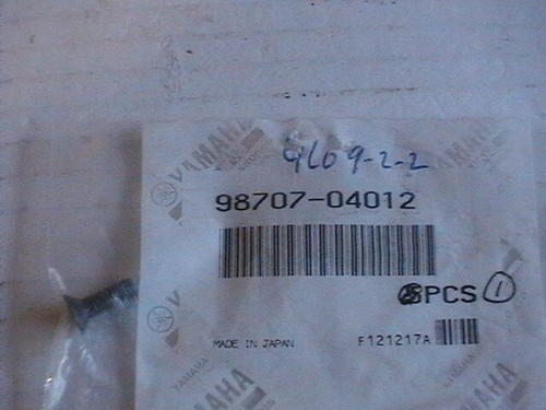 Genuine yamaha flat head - flat, screw