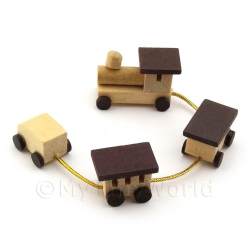 Dolls house miniature wooden - house,