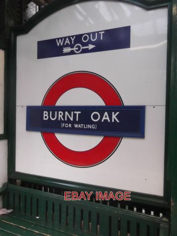 Photo sign burnt oak - ,