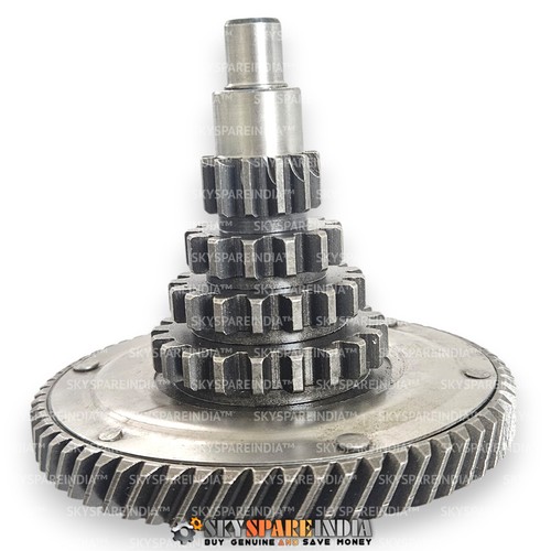 Gearbox tooth cluster gear - tooth,
