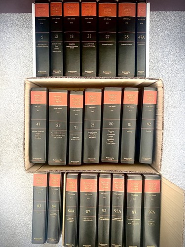 Halsbury laws england 22 - halsbury's,