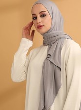 Instant Jersey Hijab, Women's One Piece Headscarf, Shawl Head Wrap, No Pins