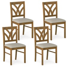 Wooden Dining Chairs Set of 4