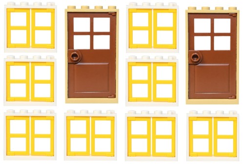 Lego windows doors for - 😀, +