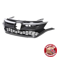 FRONT GRILL For Honda CRV 2015-2017 BRAND NEW With Chrome UK Honeycomb Black