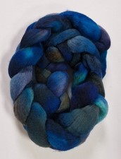 100% pure wool hand-dyed roving for felting or spinning