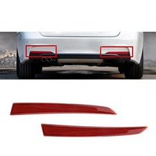Red Lens Rear Bumper Reflector