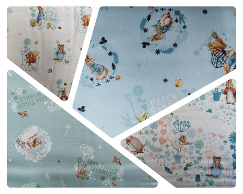 Peter rabbit garden fabric - peter, fq