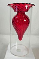 PartyLite Holiday Cheer Red Reed Diffuser and Tealight Holder Brand New in Box