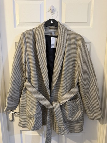 Beige black belted - black,