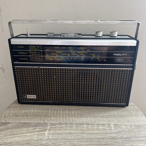Fidelity rad radio - fidelity, 26