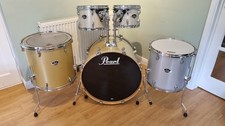 Pearl EX Export 5 Piece Drum Kit - Arctic Sparkle - VGC