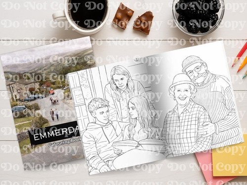 Emmerdale show colouring - show,