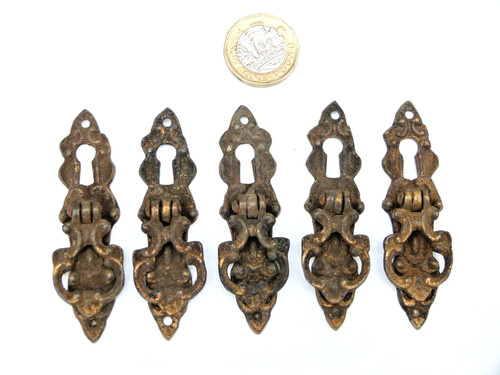 Set antique small brass - set,