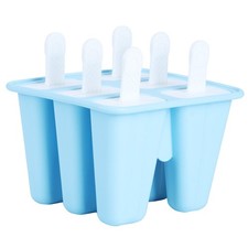 4 Blue Silicone Ice Cream
