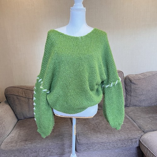 Italian green mohair wool